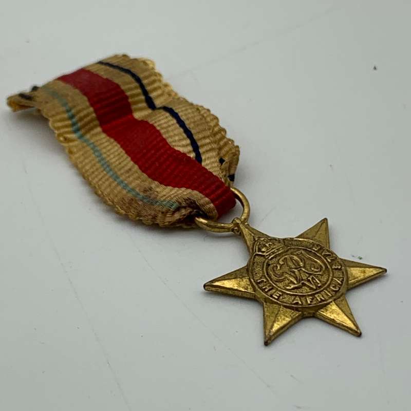 WW2 - `Africa Star` Miniature Medal