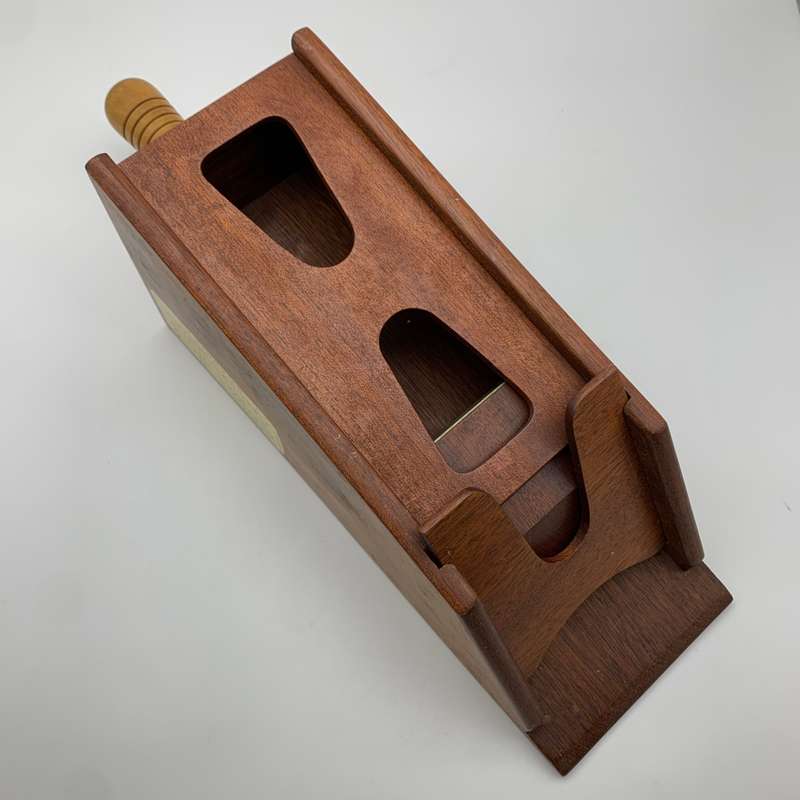 Vintage Wooden `Le Banquier` Card Dealer Shoe