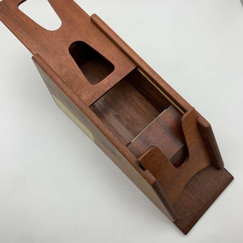 Vintage Wooden `Le Banquier` Card Dealer Shoe