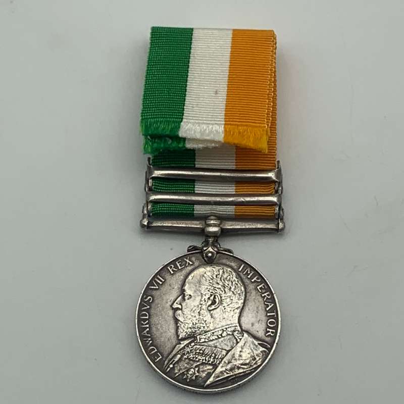 Boer War - K.S.A. Medal `PTE. R. GREIG` (Seaforth Highlanders)