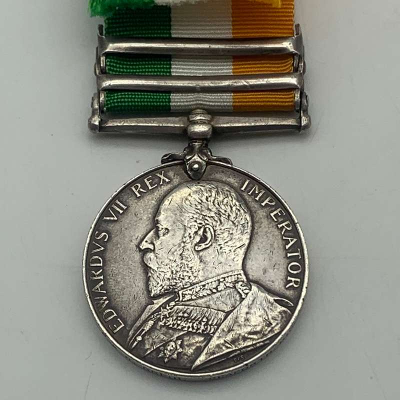 Boer War - K.S.A. Medal `PTE. R. GREIG` (Seaforth Highlanders)
