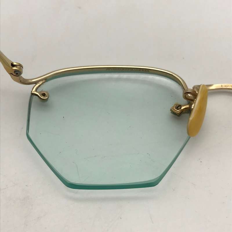 Vintage Retro Gold-Tone Spectacles (Cased)