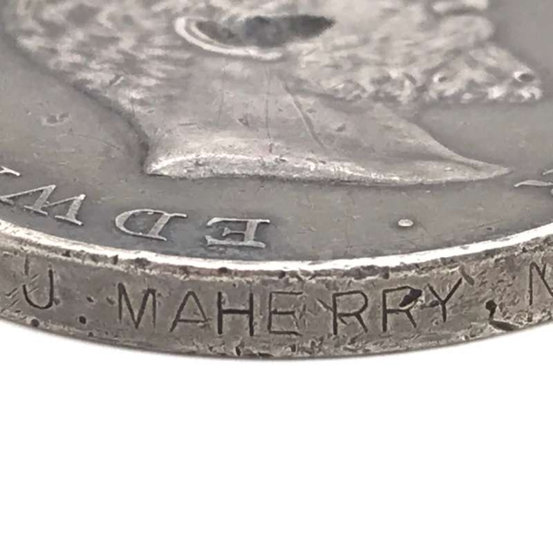 Natal 1906 Medal `J.J. Maherry` (Natal Rangers) (K.I.A. Deville Wood)
