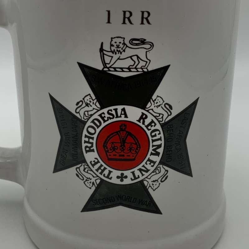 Rhodesia - `1 Rhodesia Regiment` Beer Tankard