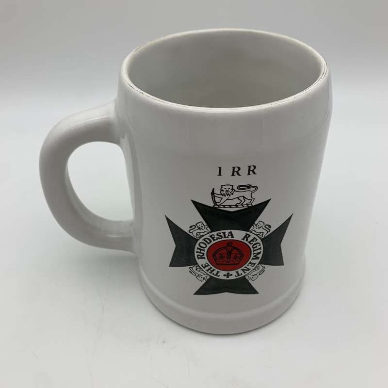 Rhodesia - `1 Rhodesia Regiment` Beer Tankard