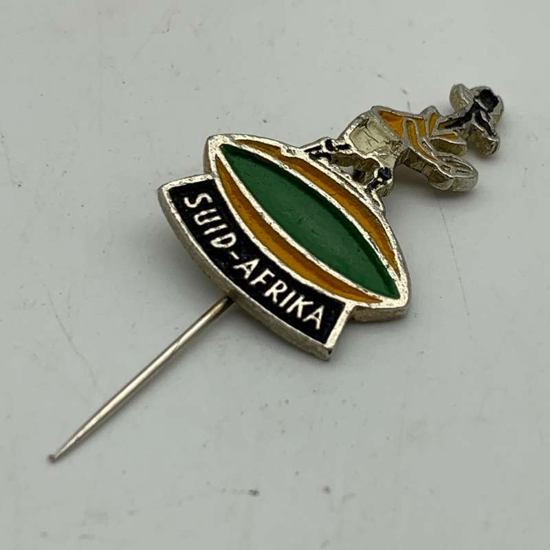 Vintage `Springboks` Rugby Pin Badge (Suid Afrika)