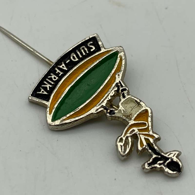 Vintage `Springboks` Rugby Pin Badge (Suid Afrika)
