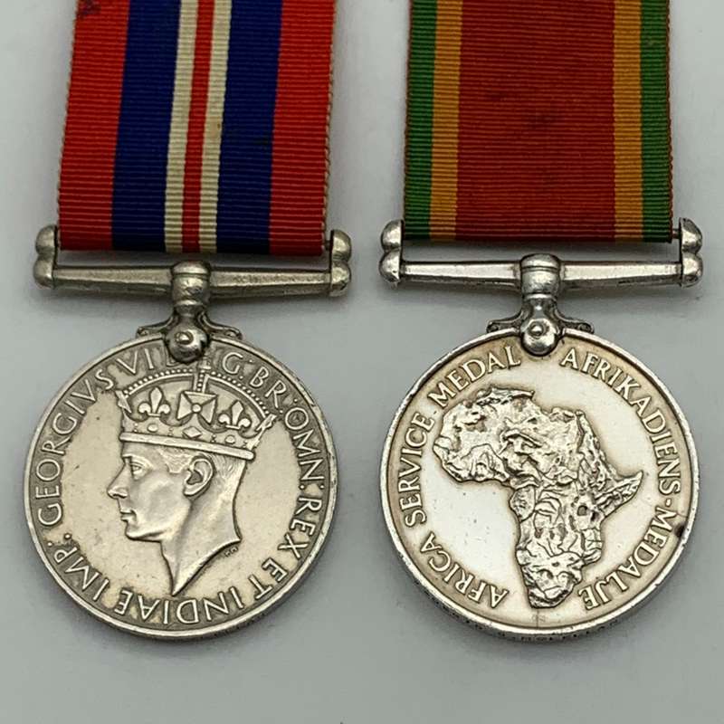 WW2 - S.A. Pair to 'Woman's Auxiliary Army Service' (S. McLellan)