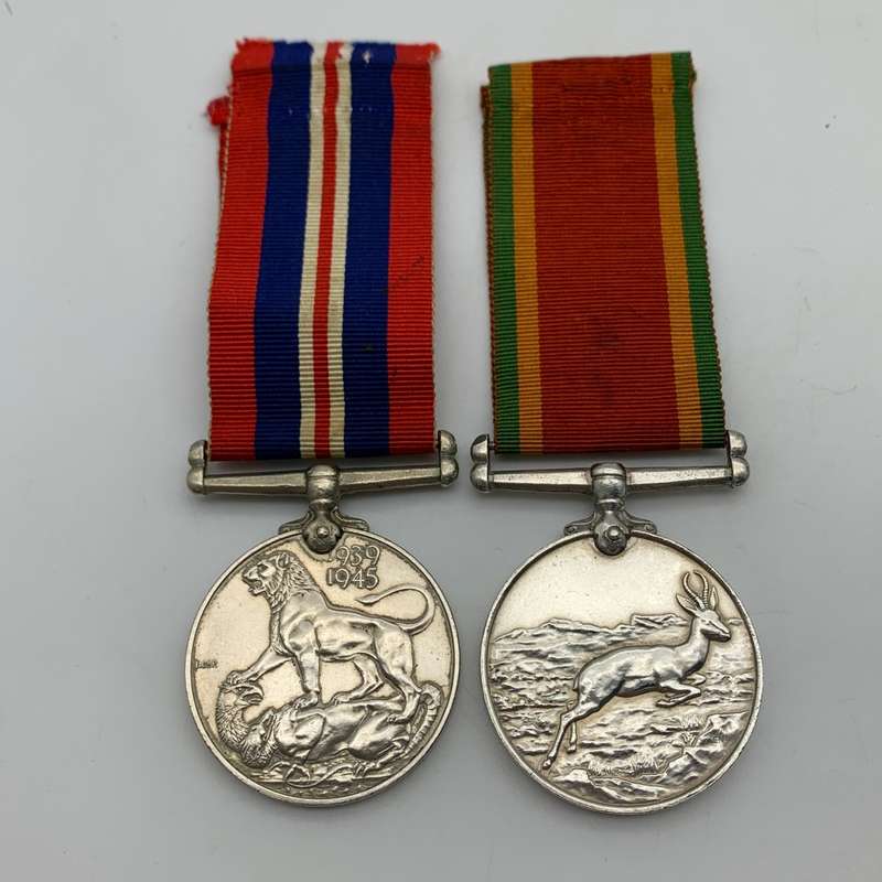 WW2 - S.A. Pair to 'Woman's Auxiliary Army Service' (S. McLellan)