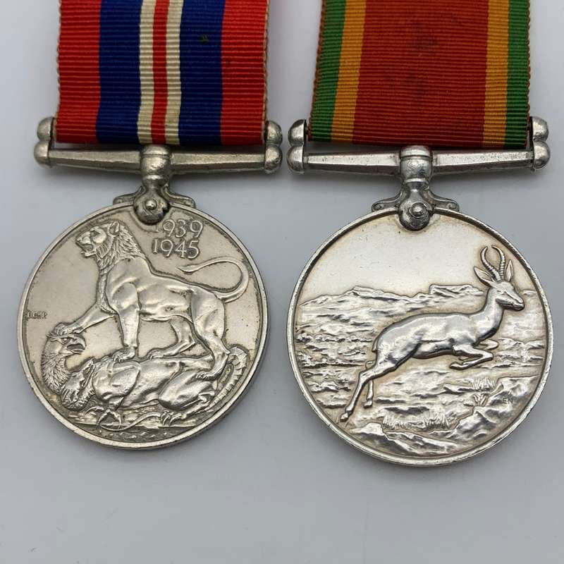 WW2 - S.A. Pair to 'Woman's Auxiliary Army Service' (S. McLellan)