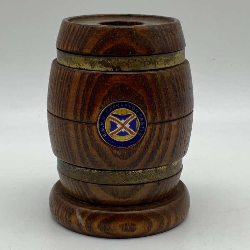Union Castle Line 'R.M.M.V. Carnarvon Castle' Toothpick Holder