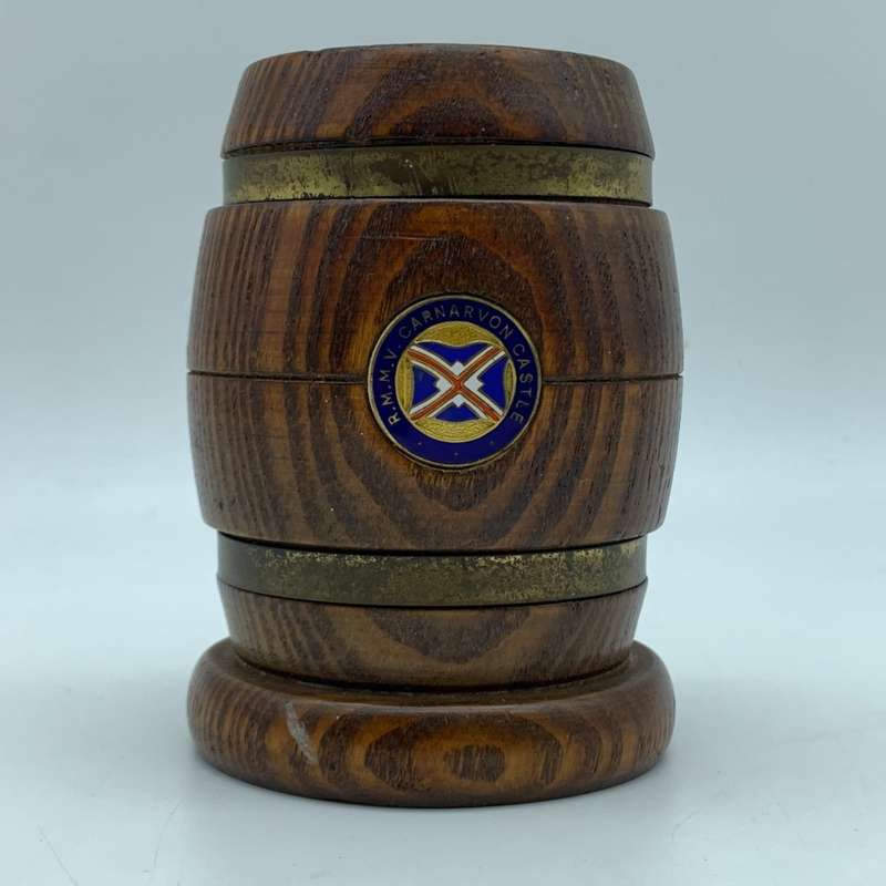 Union Castle Line 'R.M.M.V. Carnarvon Castle' Toothpick Holder