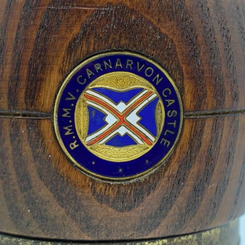 Union Castle Line 'R.M.M.V. Carnarvon Castle' Toothpick Holder