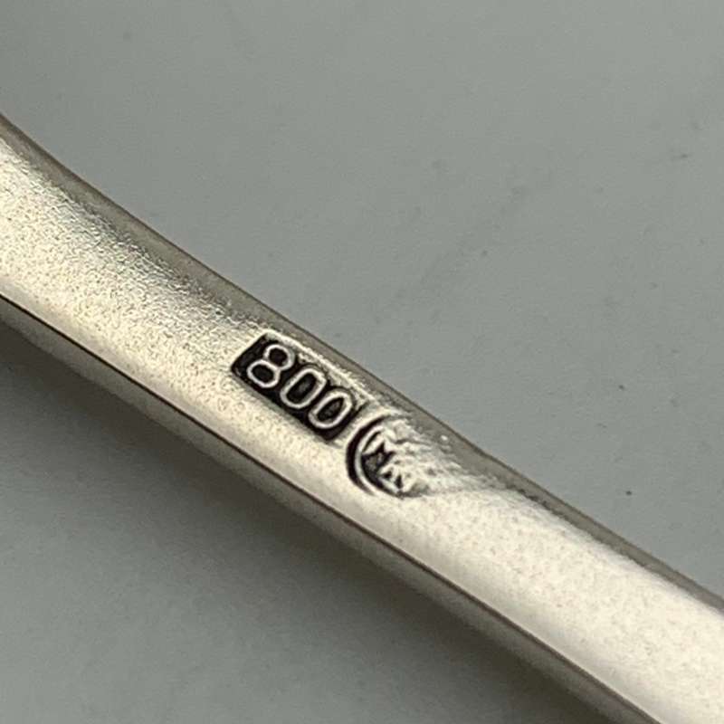 Vintage Solid Silver 'Bad Nauheim' Enamelled Spoon