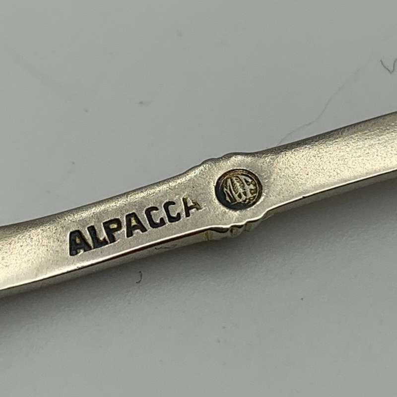 Early Liege 'Square Notger' Enamelled Souvenir Spoon