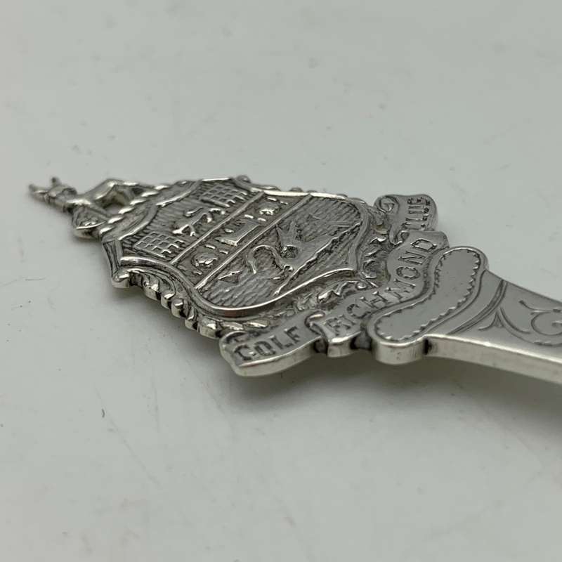 Solid Silver 'Richmond Golf Club' Souvenir Spoon (1907)