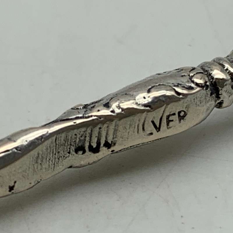 Silver & Enamel 'Piazza San Marco' Souvenir Spoon (Venice)