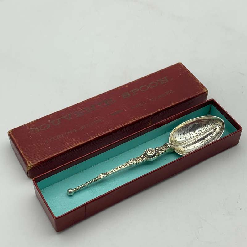 Sterling Silver 1911 Coronation - Anointing' Spoon (Boxed)