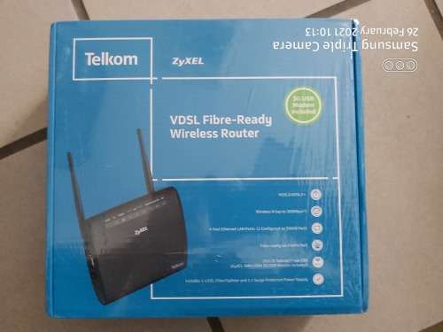Zyxel VDSL/Fibre Ready router