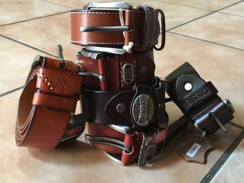 Men's Diesel leather belts - Made in Italy
