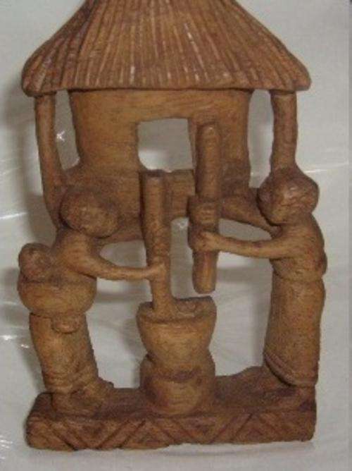 wooden sculpture
