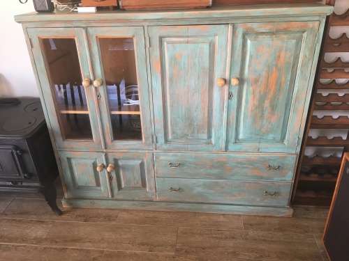Solid wood cabinet