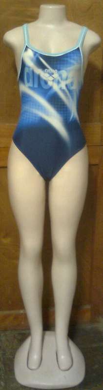 ARENA SWIMWEAR - SIZE: 28  PLUS A PAIR OF HAND FLIPPERS plus size 5-7 flippers