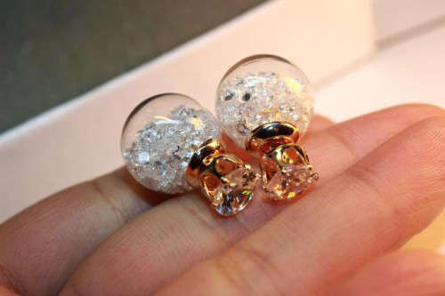 DOUBLE SIDED EARRINGS