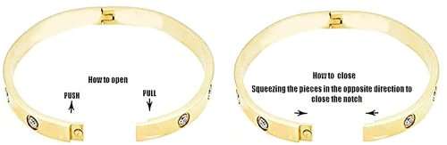 Valentine`s Day Sale Designer Inspired Gold Oval Love Bracelet - New!!