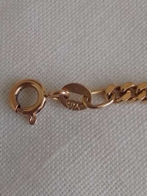 Black Friday Sale!!9ct Yellow Gold Triple Curb Link Bracelet (5.4g)