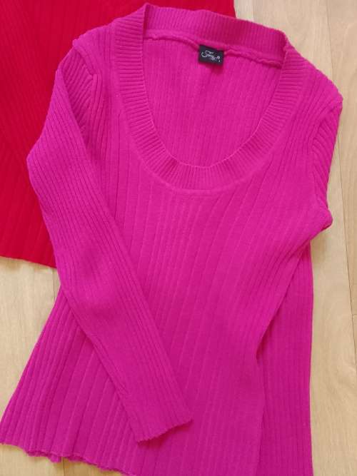 Burnt Red and Pop Pink Jumper Set(2) by Free2bu - Good Condition!!