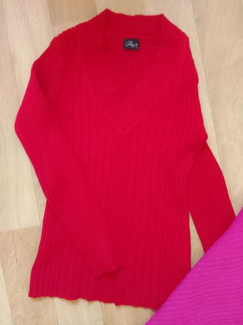 Burnt Red and Pop Pink Jumper Set(2) by Free2bu - Good Condition!!