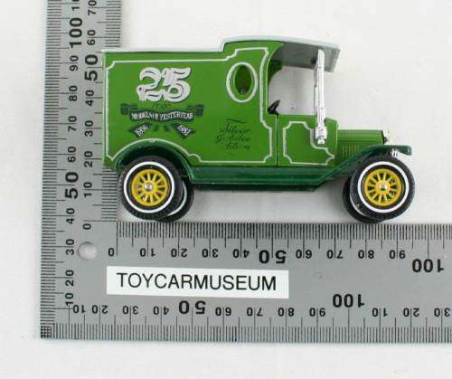 MATCHBOX Models of Yesteryear  Y12-3 1912 Ford Model T Van 25 Years Silver Jubilee Variation 2