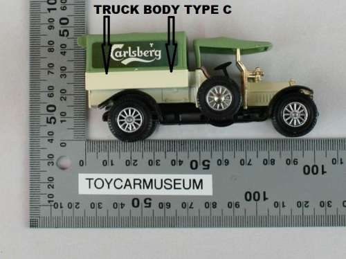 MATCHBOX Models of Yesteryear  Y13-3 1918 Crossley Carlsberg Variation 3