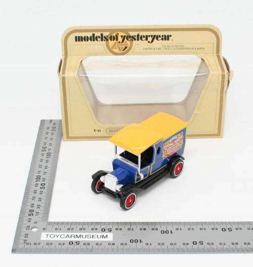 MATCHBOX Models of Yesteryear Y12-3 1912 Ford Model T Van Bird's Custard Variation 1