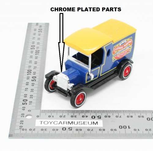 MATCHBOX Models of Yesteryear Y12-3 1912 Ford Model T Van Bird's Custard Variation 1