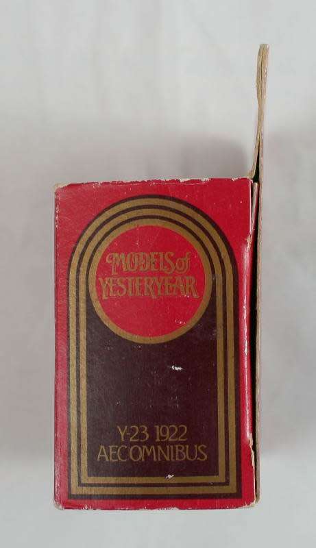 MATCHBOX Models of Yesteryear Y23-1 1922 AEC Omnibus Rice Krispies  Variation 1