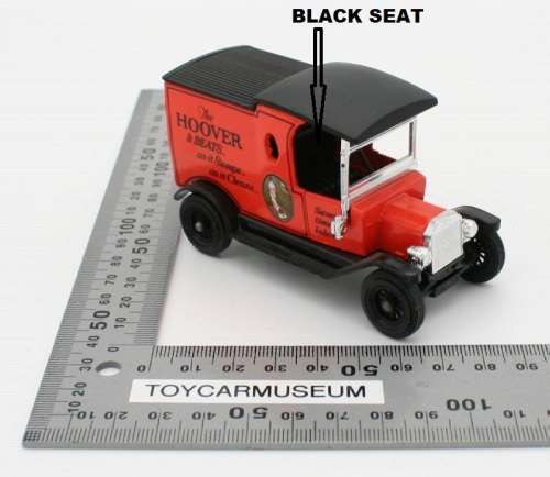 MATCHBOX Models of Yesteryear  Y12-3 1912 Ford Model T Van Hoover Variation 1