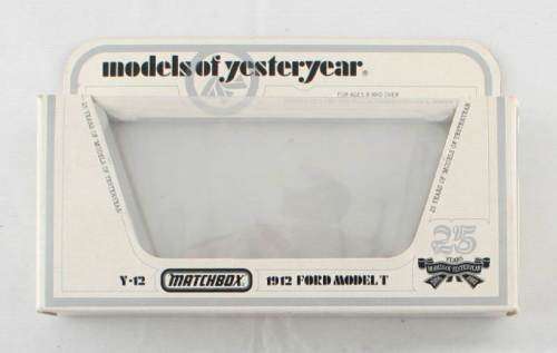 MATCHBOX Models of Yesteryear  Y12-3 1912 Ford Model T Van 25 Years Silver Jubilee Variation 4