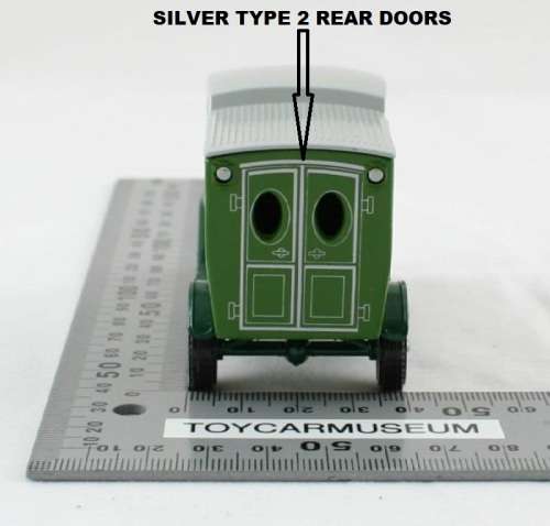 MATCHBOX Models of Yesteryear  Y12-3 1912 Ford Model T Van 25 Years Silver Jubilee Variation 4