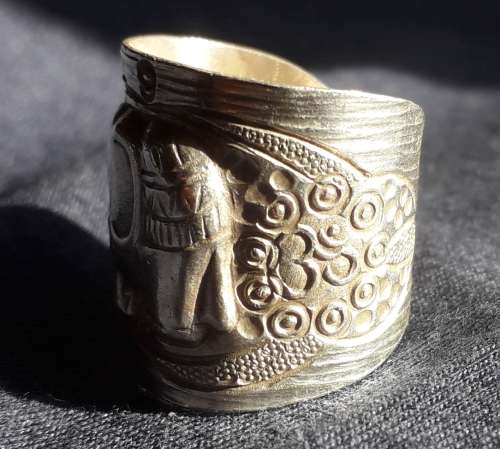HINDU INSPIRED SILVER RING