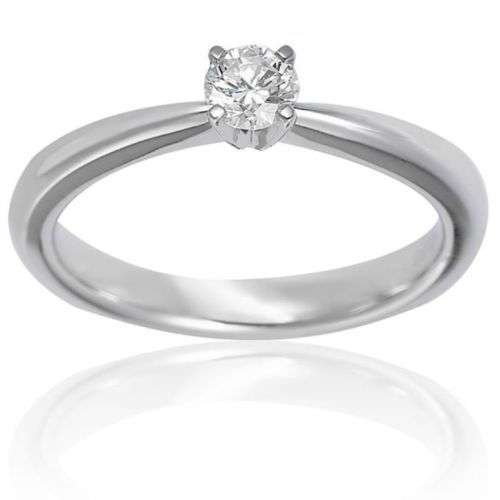 Certified 0.12 Cts Real Natural Diamond I Clarity 10Kt Gold Wedding Ring at Best Offer Price