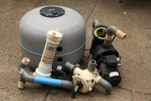 1000Watt Pool pump With Filter and Chlorinator (FWO)