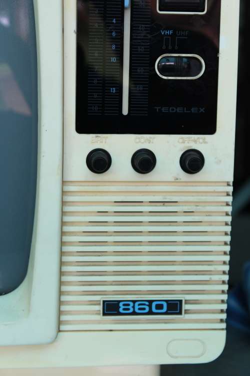 Vintage Tedelex 860 Black & White T.V (In working order)