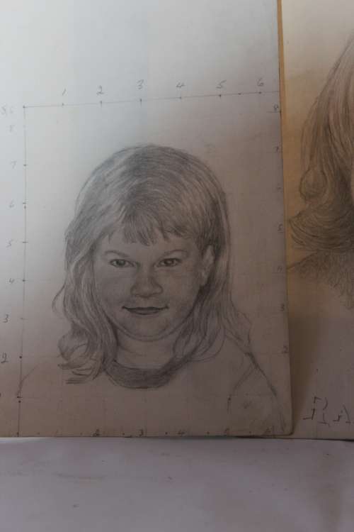 WOW!1990s SET OF SIX ORIGINAL GARTH COCKBURN GRAPHITE SKETCHES FROM HIS COLLECTION POSTHUMUS SALE