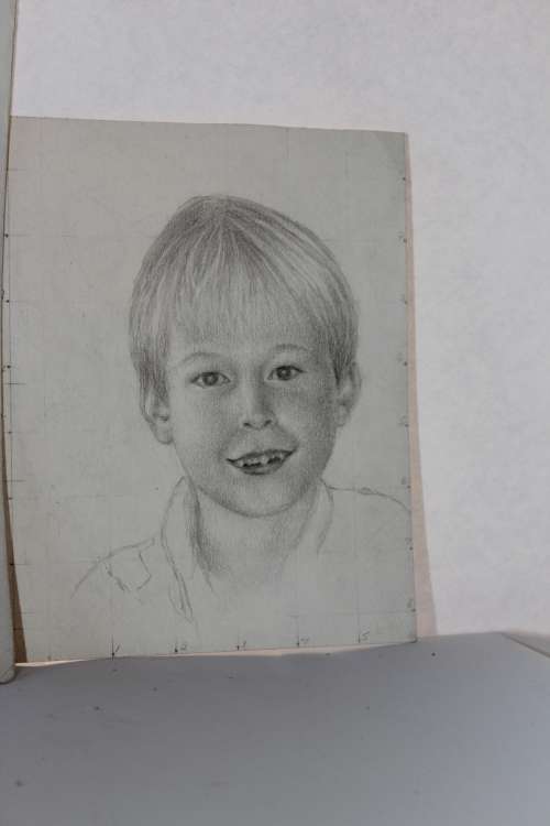 WOW!1990s SET OF SIX ORIGINAL GARTH COCKBURN GRAPHITE SKETCHES FROM HIS COLLECTION POSTHUMUS SALE