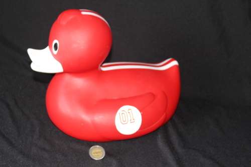 RETRO GIANT RUBBER DUCKY CHARACTER MADE BY UNIVERSAL