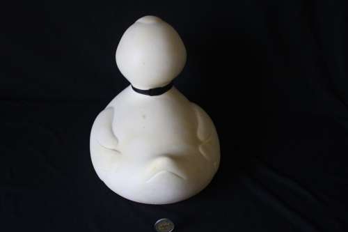 OO-DUCKY RETRO COLLECTIBLE JUMBO RUBBER DUCK WITH BOW TIE