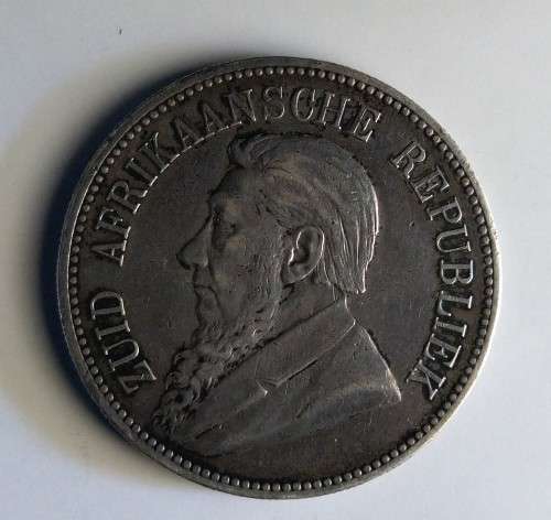 1892 ZAR CROWN (Single Shaft) (5/- Five Shillings)