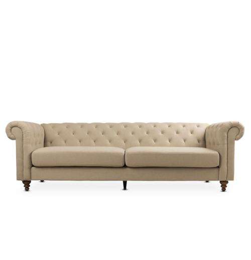 Bonded Leather Cheasterfield Designed Couch